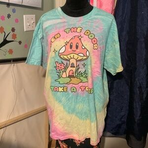 Mushroom Tye Dye Shirt Spencer’s  🍄